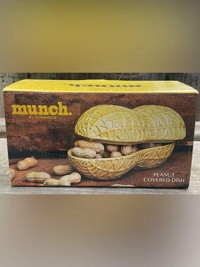 Godinger Peanut-Shaped Covered Dish